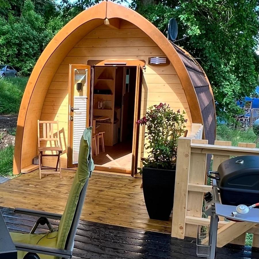 Tiny House Carlos - Zauberhaftes Camping-Pod Stuer Exterior foto