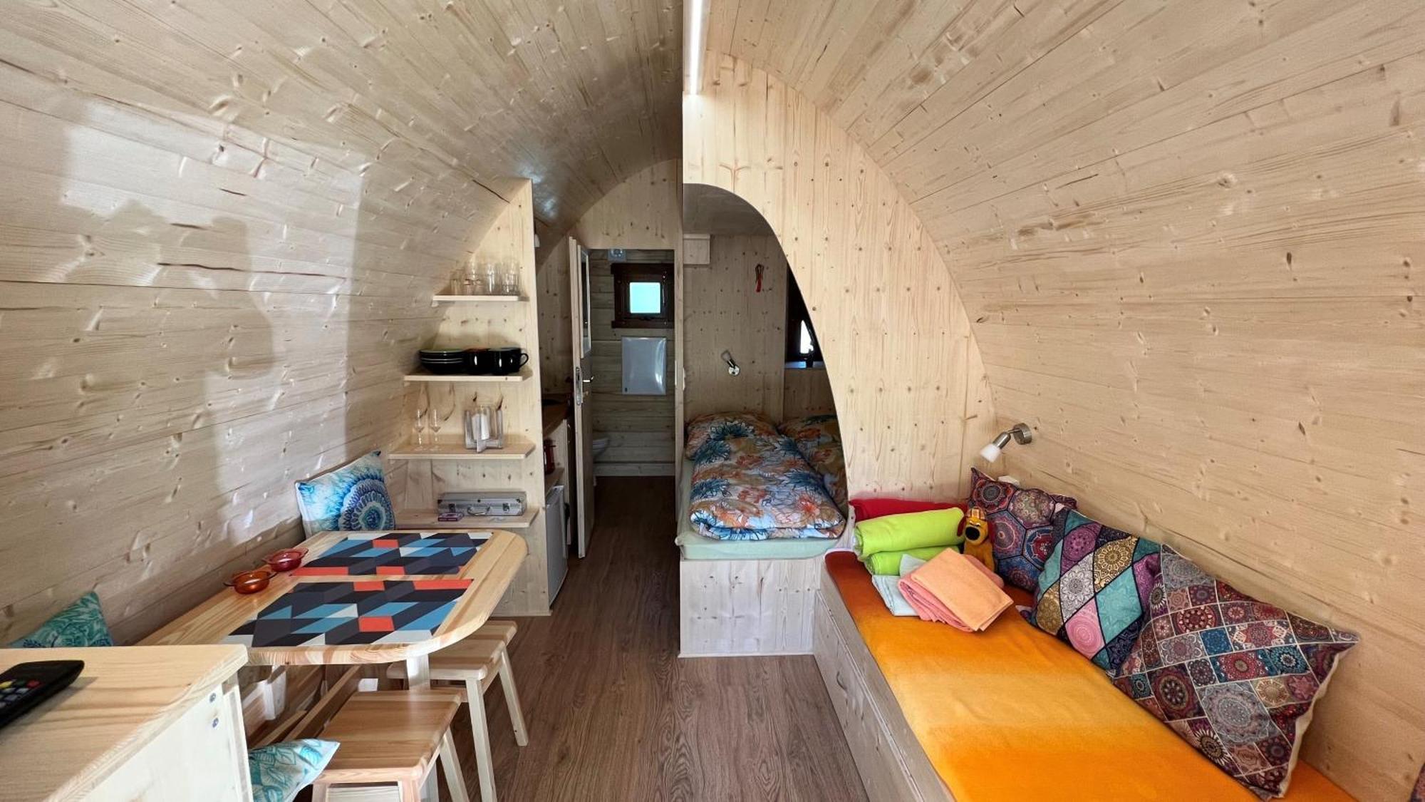 Tiny House Carlos - Zauberhaftes Camping-Pod Stuer Exterior foto