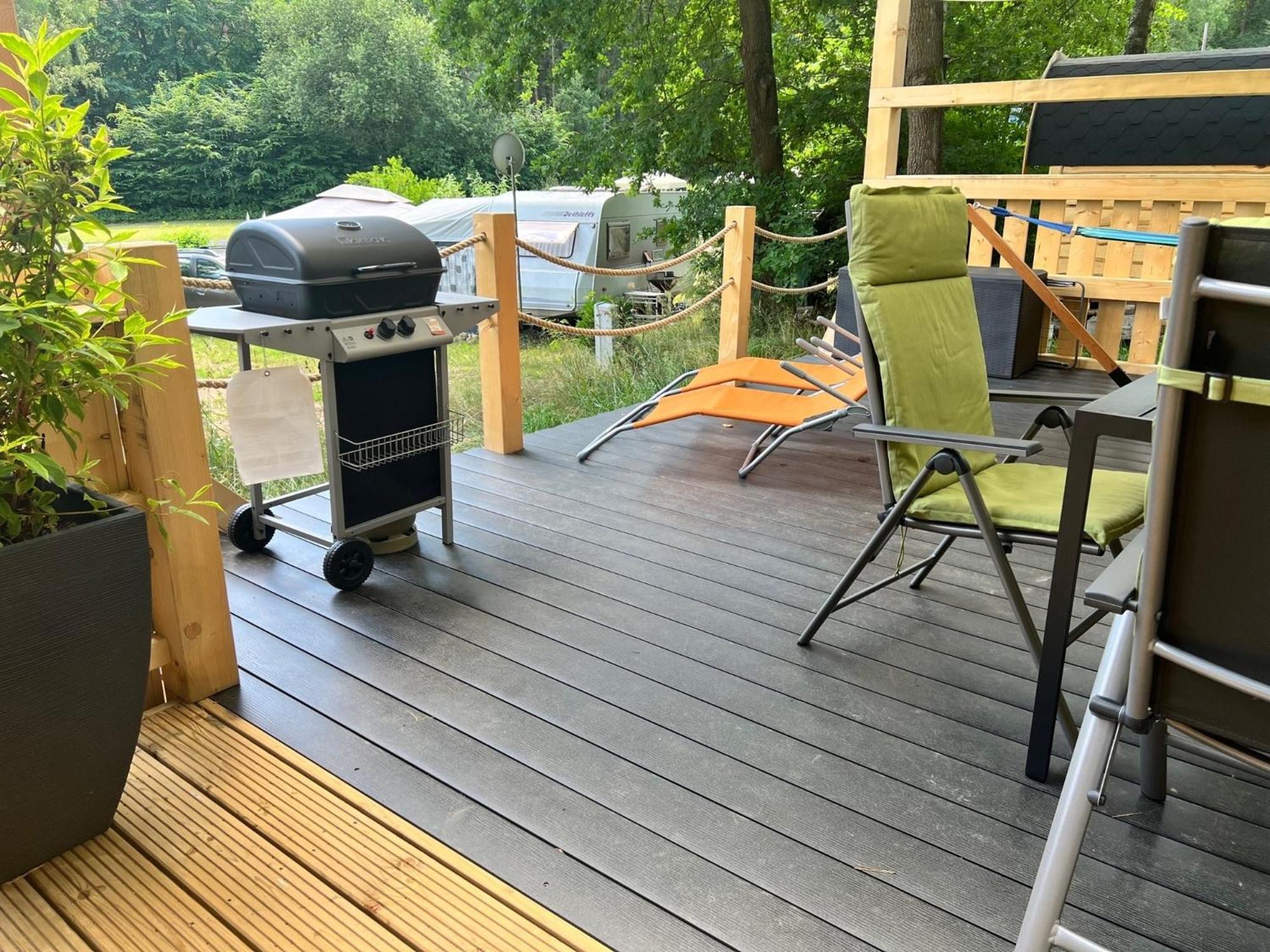 Tiny House Carlos - Zauberhaftes Camping-Pod Stuer Exterior foto
