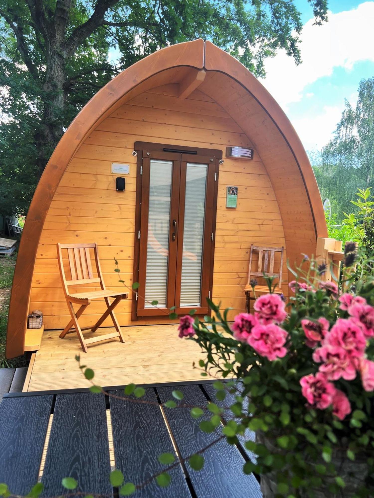 Tiny House Carlos - Zauberhaftes Camping-Pod Stuer Exterior foto